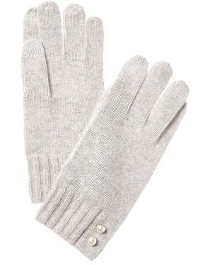 Phenix Touch Tech Cashmere Gloves - White