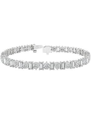 Lab Grown Diamonds 14K 11.52 Ct. Tw. Lab-Grown Diamond Tennis Bracelet - White