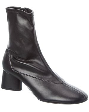 Sergio Rossi Pilier Leather Boot - Black