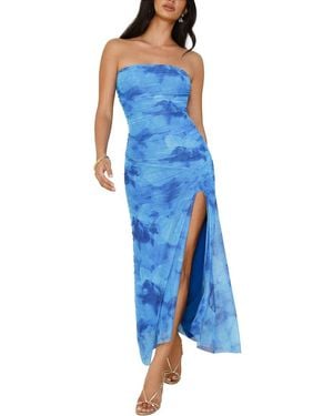 COLON DIANA Midi Dress - Blue