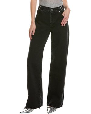 FRAME Frame The High Rise Nolita Wide Leg Jean - Black