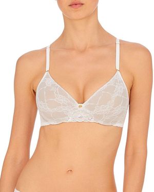 Natori Bliss Allure Lacey T-Shirt Bra - White