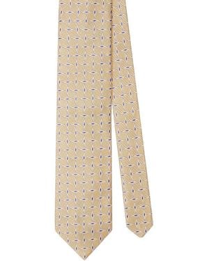 Robert Talbott Silk Diamond Cube Best Of Class Necktie - White