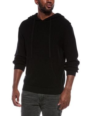 ATM Waffle Cashmere-Blend Hoodie - Black