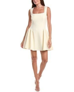 Avec Les Filles Hip Flounce Midi Dress - Natural