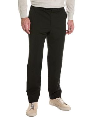 Reiss Hope Travel Plain Weave Wool-Blend Pant - Black