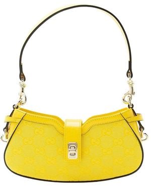 Gucci Gg Moon Side (Authentic Pre-Loved) - Yellow
