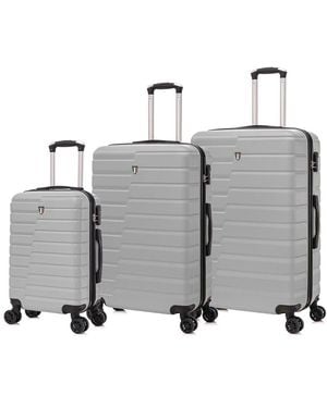 TUCCI Marvello 3pc Luggage Set - Gray