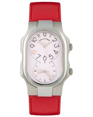 Philip Stein Slim Watch - Red