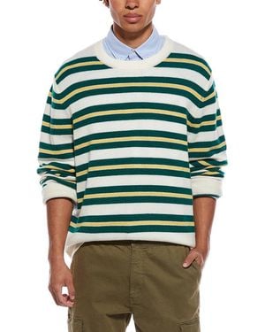 Rowing Blazers Stripe Wool & Cashmere Jumper - Green