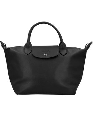 Longchamp Le Pliage X-Leather Bag - Black