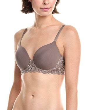 Hanro Luxury Moments Lace T-Shirt Bra - Grey