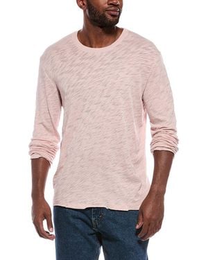 ATM Slub Destroyed T-Shirt - Pink
