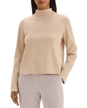 Theory Funnel Neck Pullover - Natural