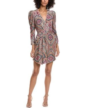 Ba&sh Tola Velvet Sequin Mini Dress - Multicolor