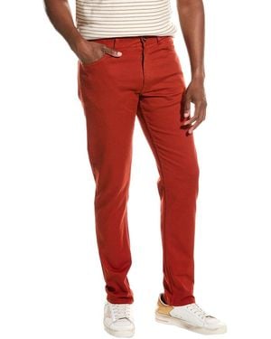 Isaia Orange Slim Straight Jean - Red