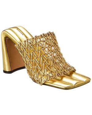 Proenza Schouler Leather Sandal - Metallic