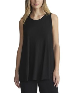 Lafayette 148 New York Scoop Neck Tank - Black