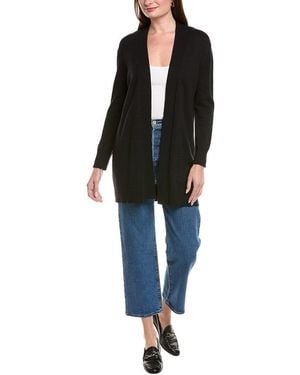 Hannah Rose Relaxed Cashmere-Blend Duster - Black