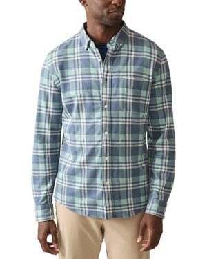 Faherty Coastline Knit Shirt - Blue
