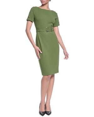 KARL LAGERFELD Scuba Dress - Green