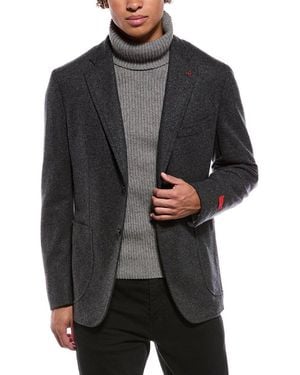Isaia Capri Wool & Cashmere-Blend Sport Jacket - Black