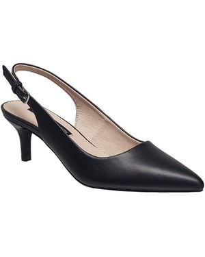 French Connection Quinn Croco Pump - Blue