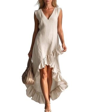 Emma way Maxi Dress - Natural