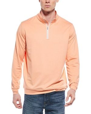 Peter Millar Perth Mélange Performance 1/4-Zip Pullover - Blue