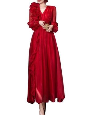 BURRYCO Maxi Dress - Red