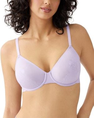 Wacoal Confidence Boost Underwire Bra - Purple