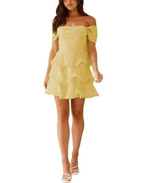 ENJOY PETRA Mini Dress - Yellow