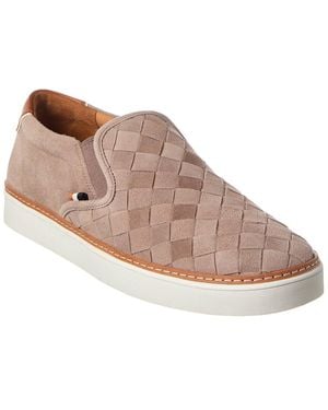 Allen Edmonds Alpha Woven Suede Slip-On Trainer - Natural