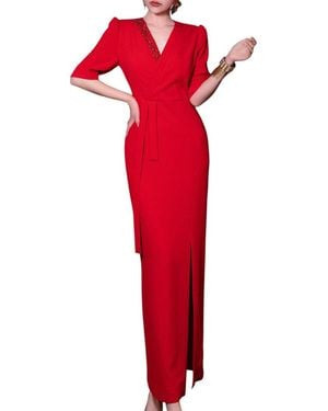 BURRYCO Maxi Dress - Red
