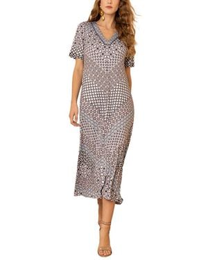 Hale Bob Rayne Midi Dress - Black