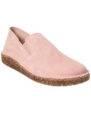 Birkenstock Callan Narrow Suede Espadrille - Pink