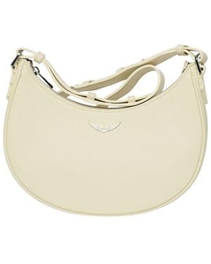 Zadig & Voltaire Moonvibe Grained Leather Crossbody - Natural