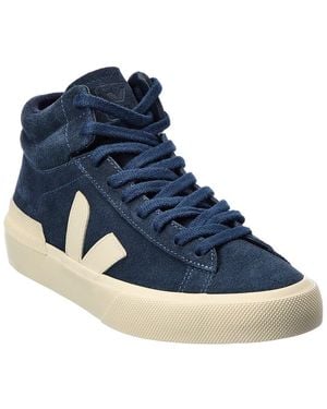 Veja Minotaur Suede High Top Trainers - Blue