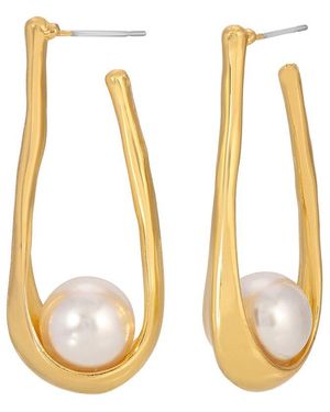 Eye Candy LA Mila Drop Earrings - Metallic
