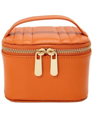 Wolf Handmade Maria Zip Jewelry Cube - Orange