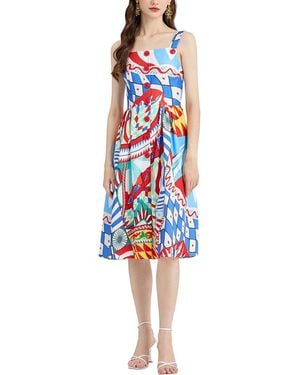 Kaimilan Midi Dress - Red
