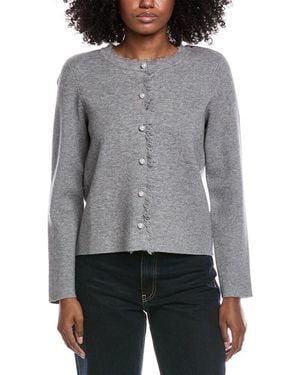 Cece Fringe Cardigan - Grey