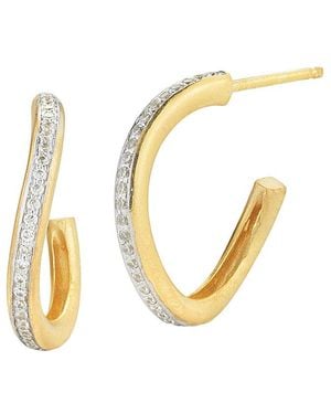 Reiss 14k 0.26 Ct. Tw. Diamond Earrings - Metallic
