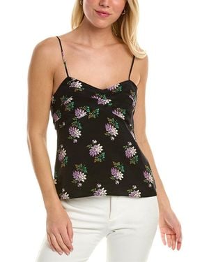 Black Iris The Millie Silk Cami - Black