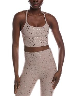 Beyond Yoga Slim Racerback High Cropped Tank - Brown