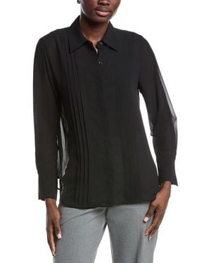 Kenneth Cole Chiffon Blouse - Black