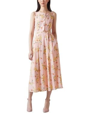 LK Bennett L.K.Bennett Callie Silk Dress - Pink