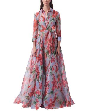 Carolina Herrera Trench Gown - Purple