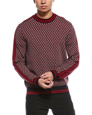 Balmain Knit Wool Jumper - Red