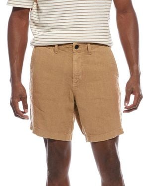 John Varvatos Johnny Flat Front Short - Natural